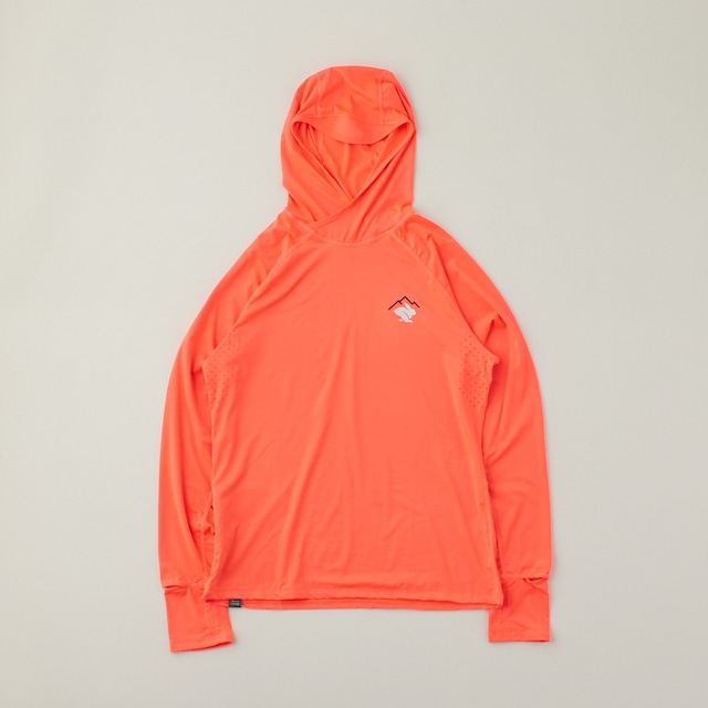 rabbit(ラビット) UPF Deflector 2.0 -  Fiery Coral  ウィメンズ長袖Tシャツ