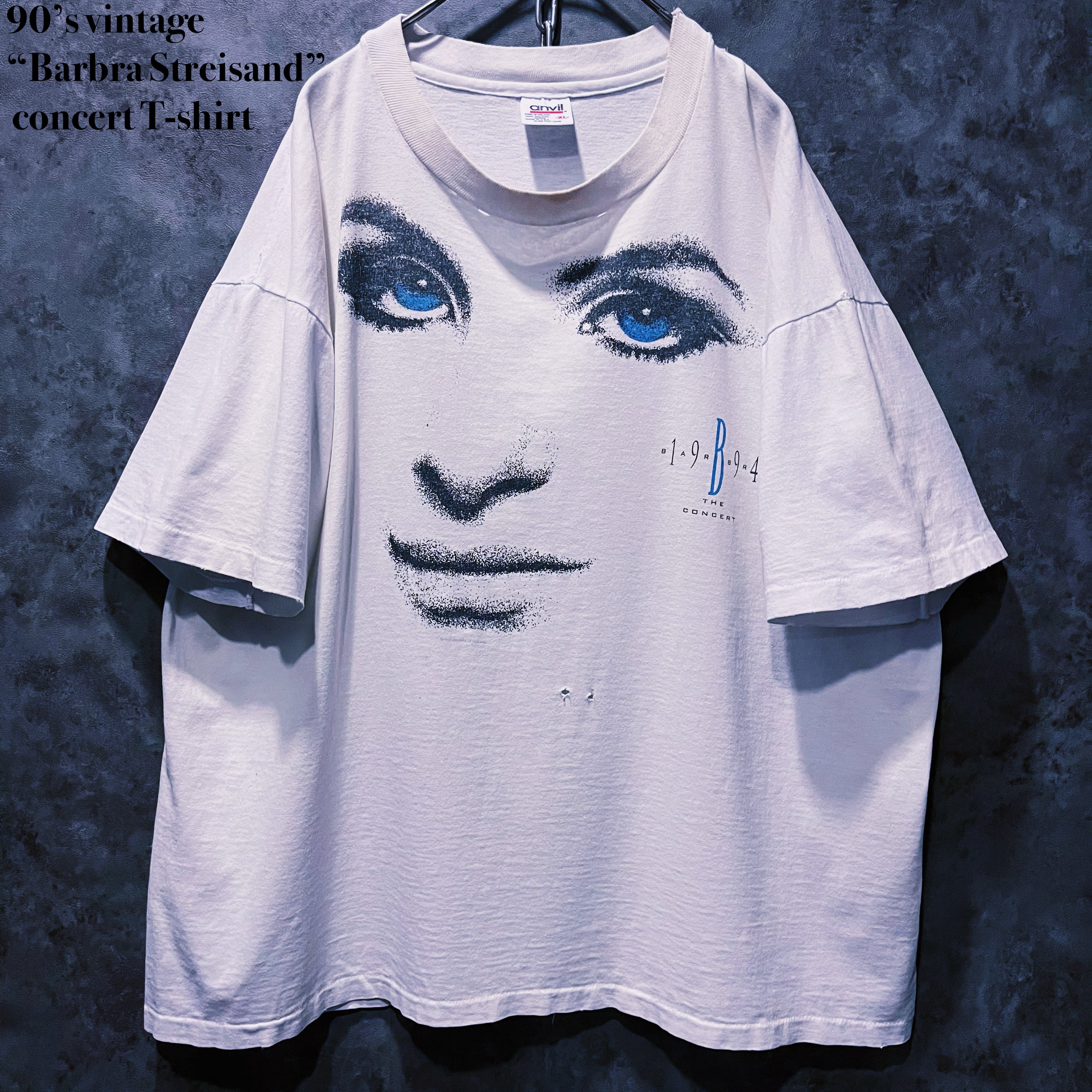 doppio】90's vintage “Barbra Streisand” concert T-shirt | ayne