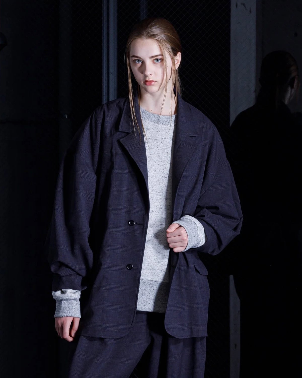 VOAAOV Chic Tech Big Tailored Jacket BLACK | nua VOAAOV