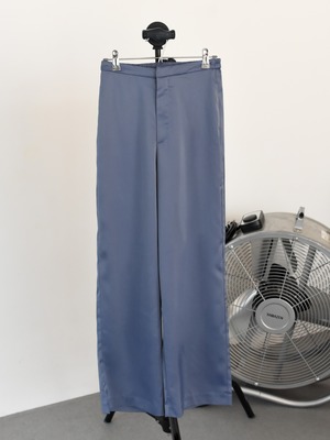 satin easy pants（dark blue）