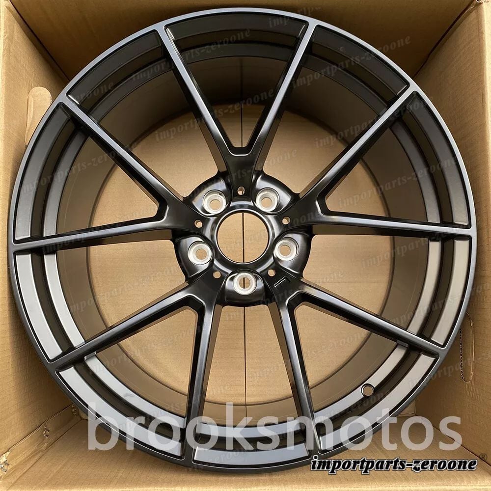 19インチ サテンブラックスタイル フォージドホイール BMW F82 F83 M4