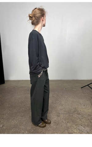 DECESOLO 26AW リラックスフィット イージーワイドパンツ