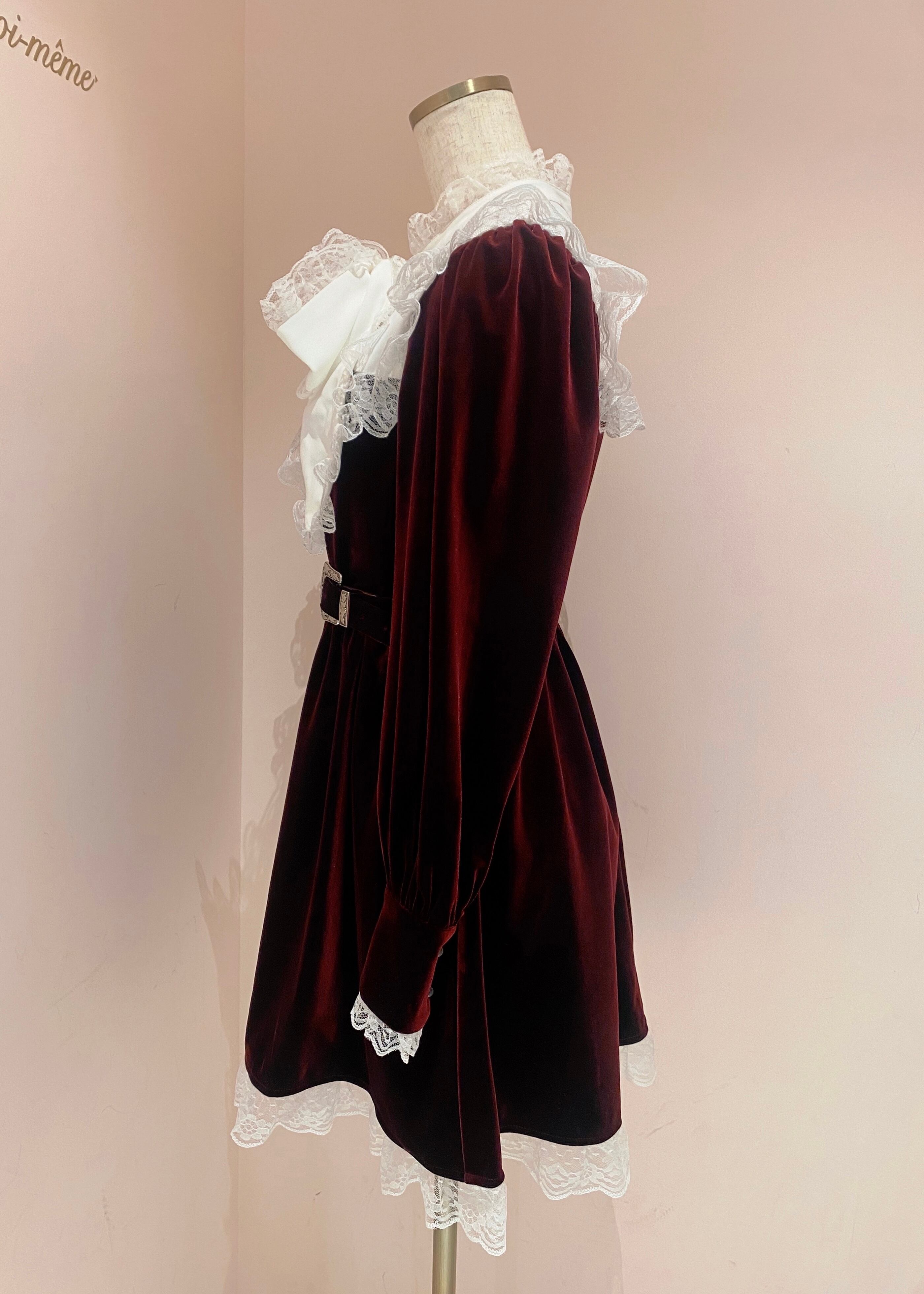 色移り】Gothic Belt Velour OP | Manon Tokyo