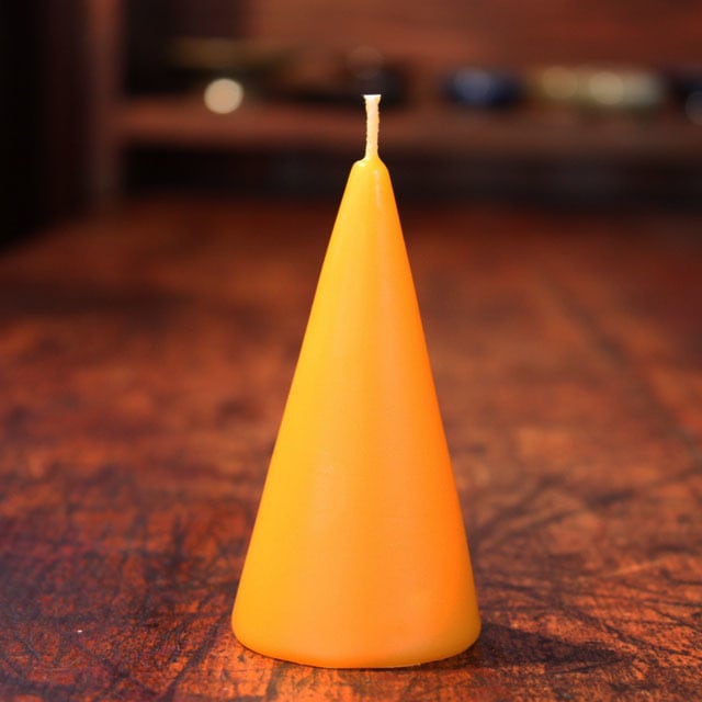 E-2 円すい L 蜜蝋キャンドル