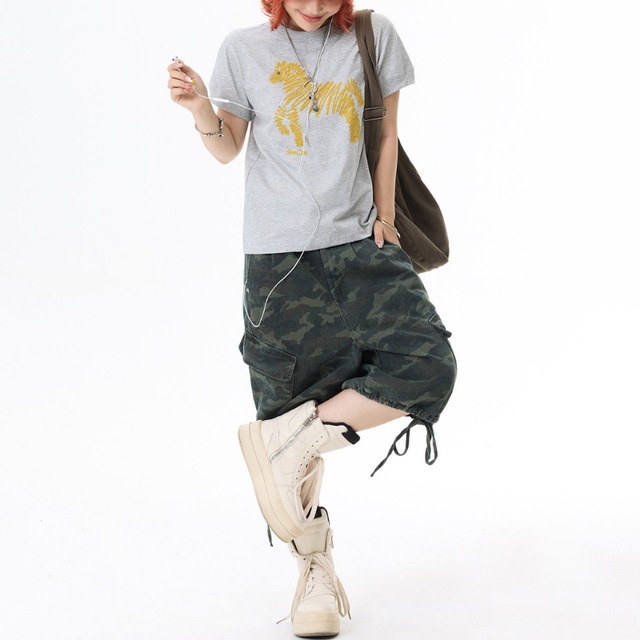 art horse short-sleeve tee　アートホース半袖ティー　J2051