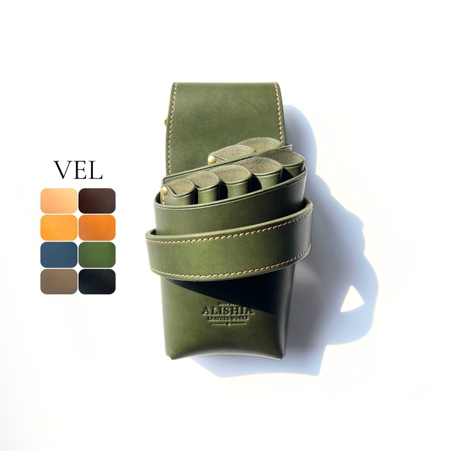VEL7｜7丁差しシザーケース | ALISHA LEATHER WORKS