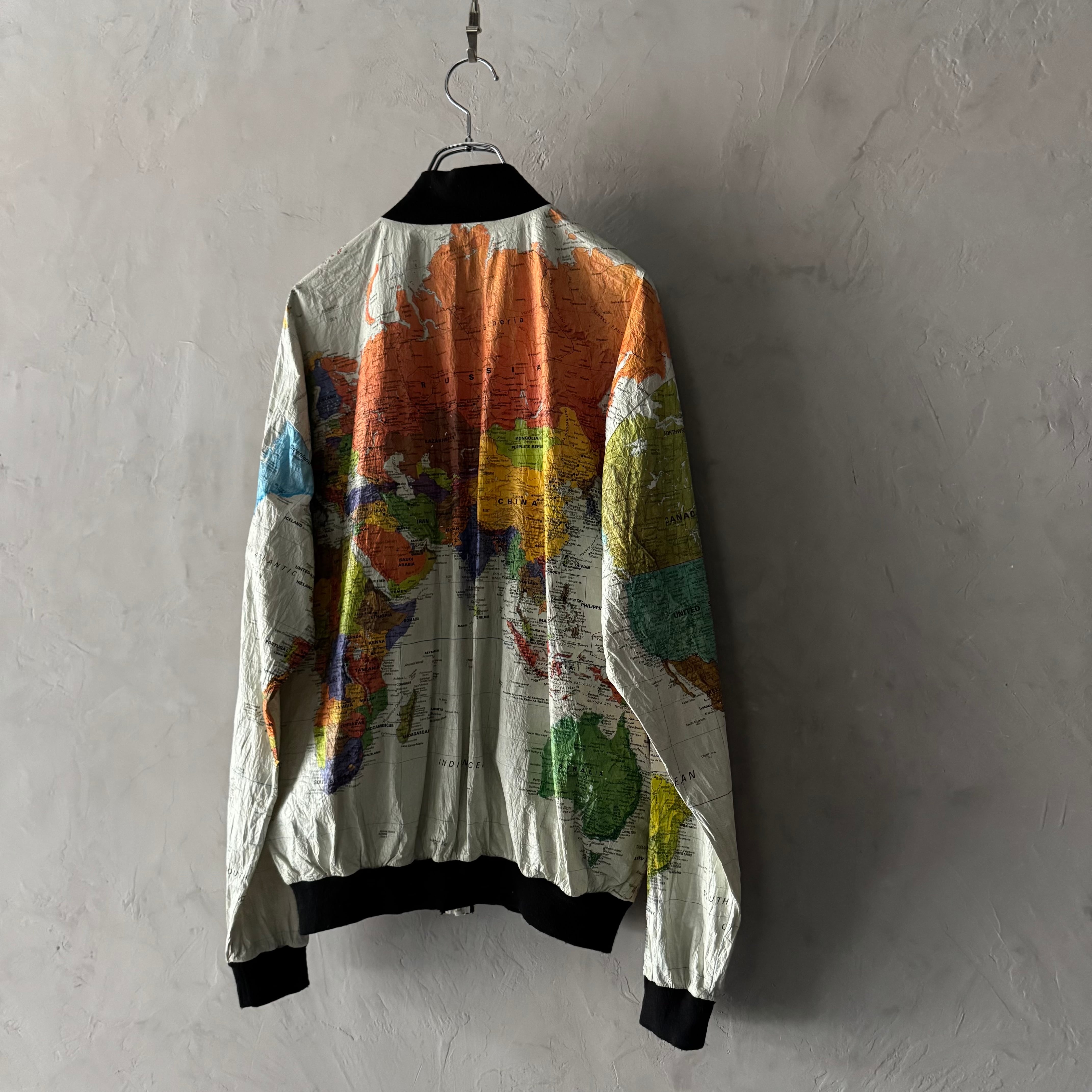 WEARIN' THE WORLD- 80's〜 World Map Paper Jacket | ROOT online