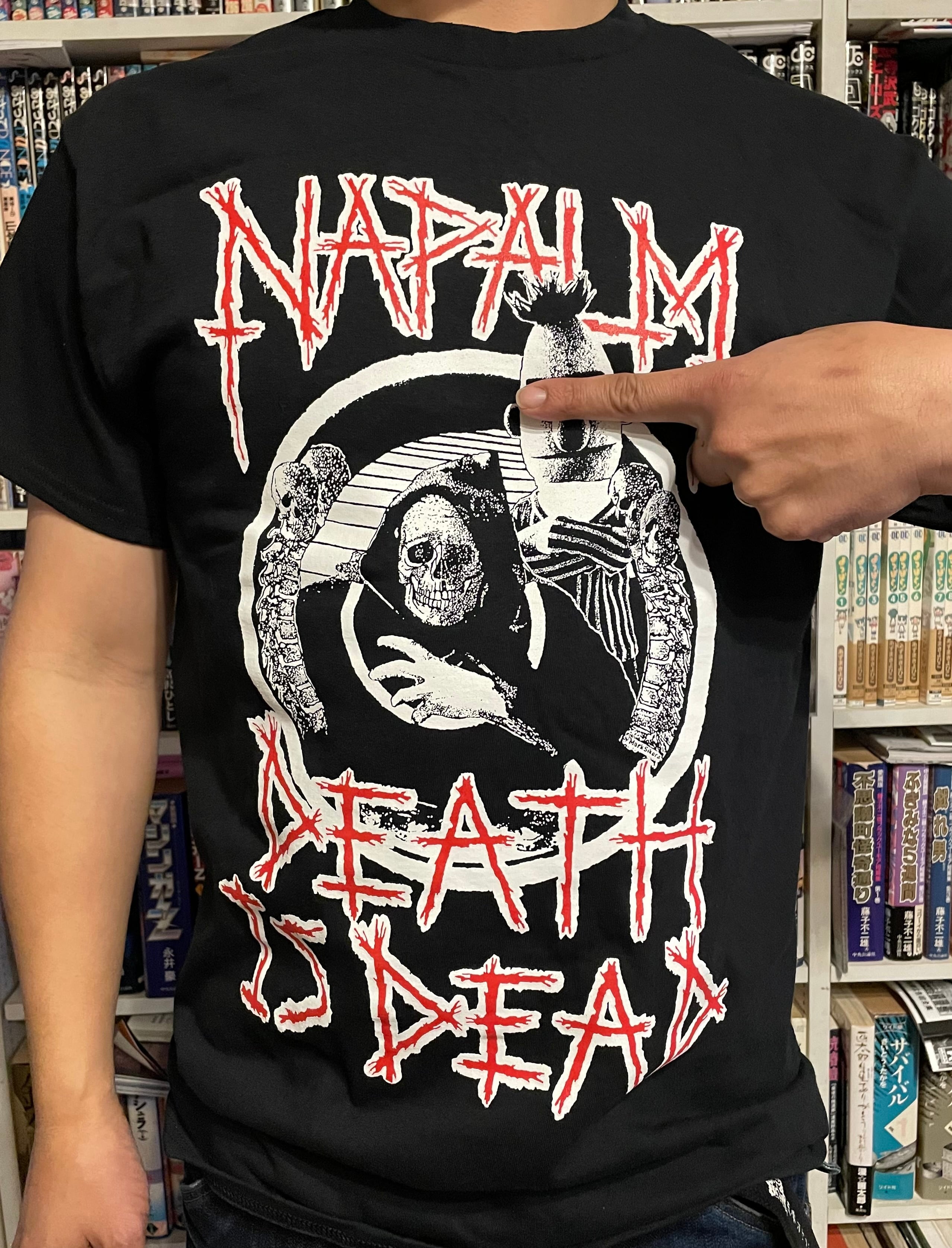 新品 Napalm Death Is Dead Tシャツ XL ホワイト XXLサイズ：Napalm Death Is Dead 『生きろ』ホワイト (shirt) | 死体