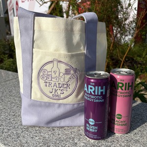 Market Bag 4種類展開　Dカン付き　ハンドバッグ　ランチトートバッグ　トートバッグ　紫　パープル