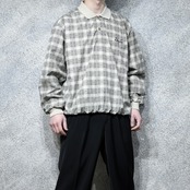 IZOD check nylon pullover