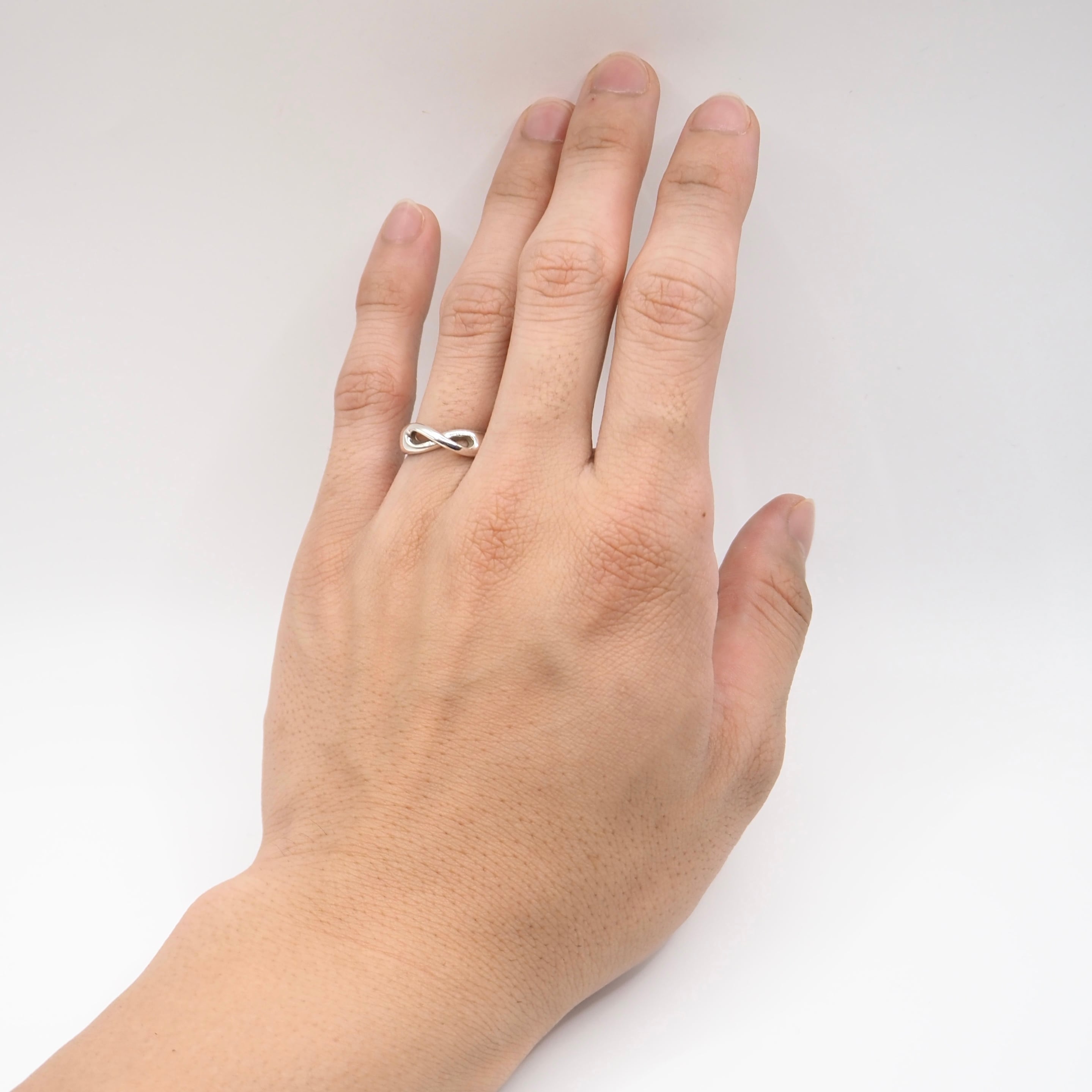 Tiffany&Co. 約12号 インフィニティ リング シルバー925 ティファニー