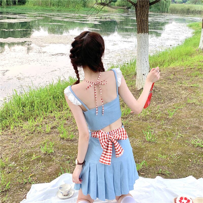 レッドスカート 薄手トップス 大人ガーリー スウィート キュート カジュアル 萌量不足53667839231