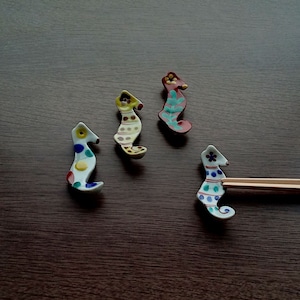 箸置き タツノオトシゴ 赤地陶房/赤地径