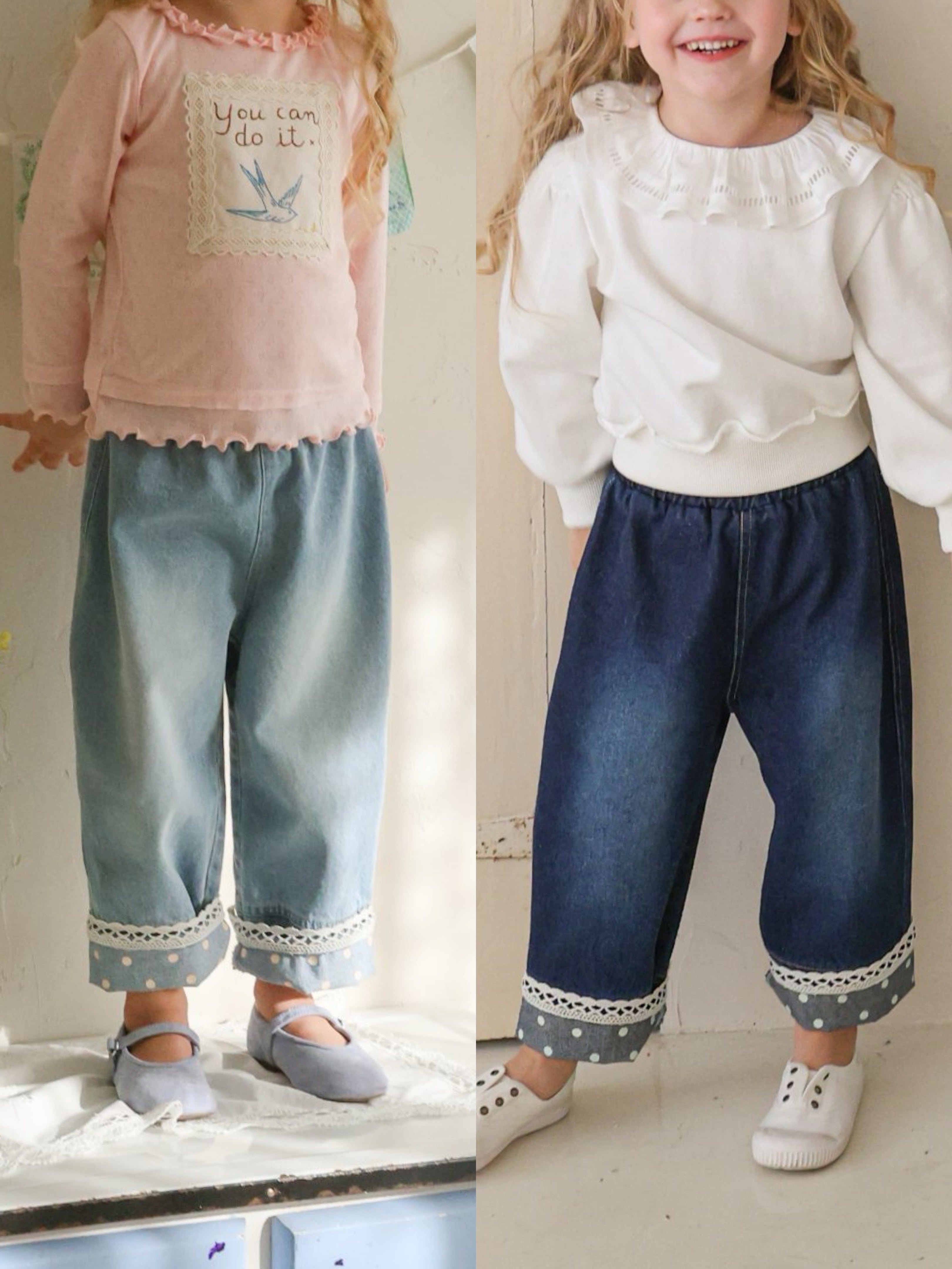 【1/31〆予約】<flo> Le mans denim pants