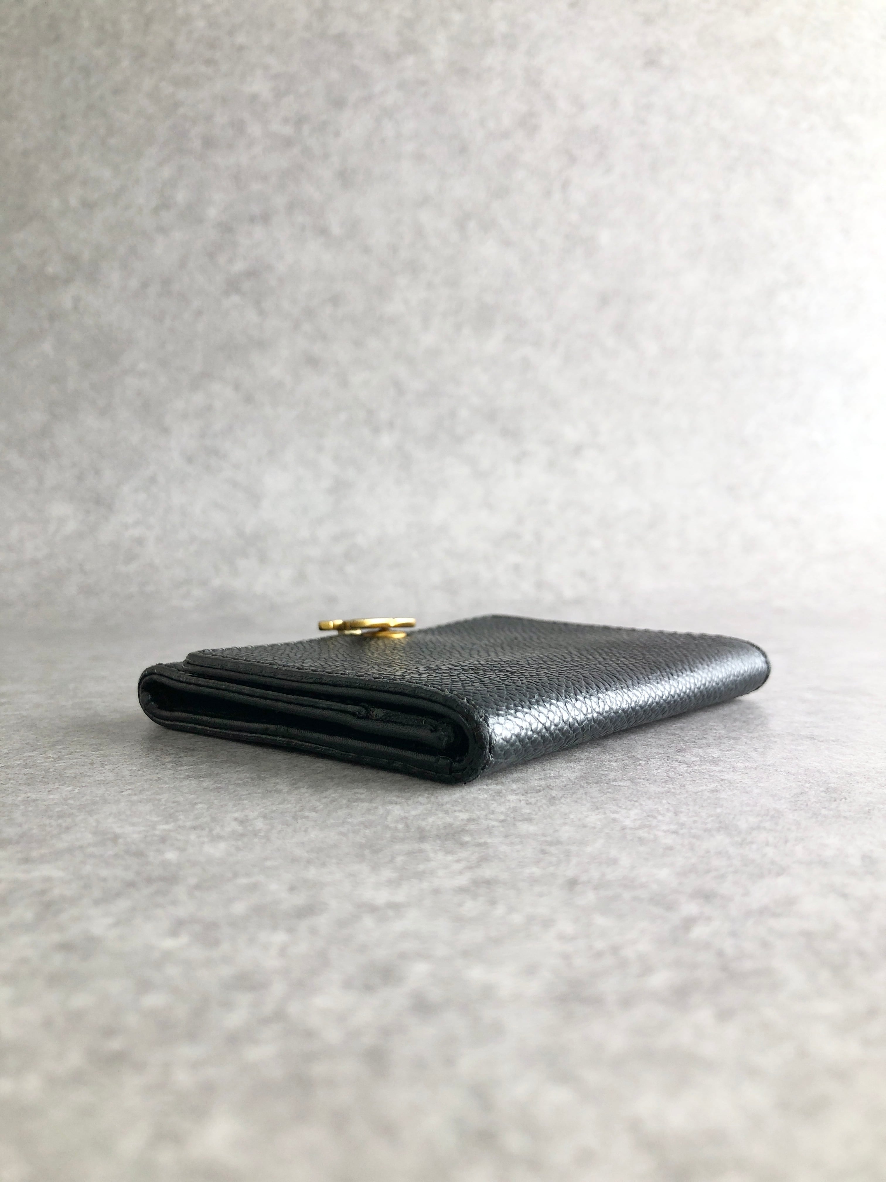 CHANEL シャネル コインケース ブラック ココマーク キャビア CHANEL シャネル コインケース ブラック ココマーク キャビア