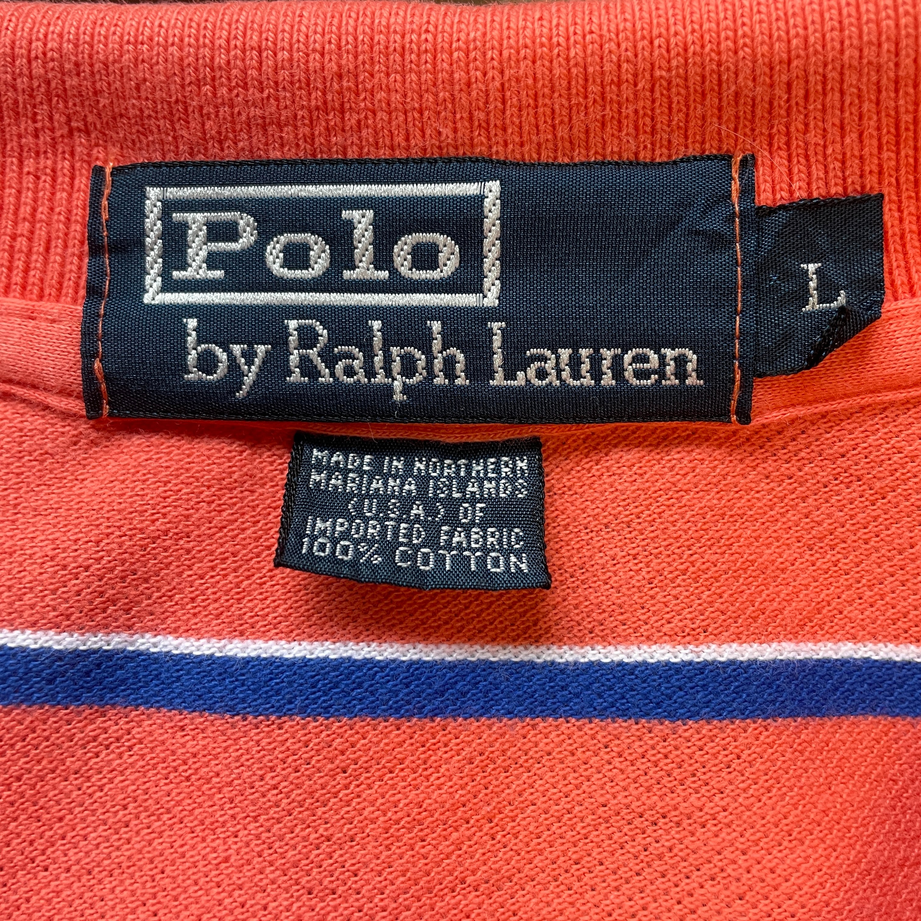 Polo by Ralph Lauren オールドラルフローレン 鹿の子 ボーダー