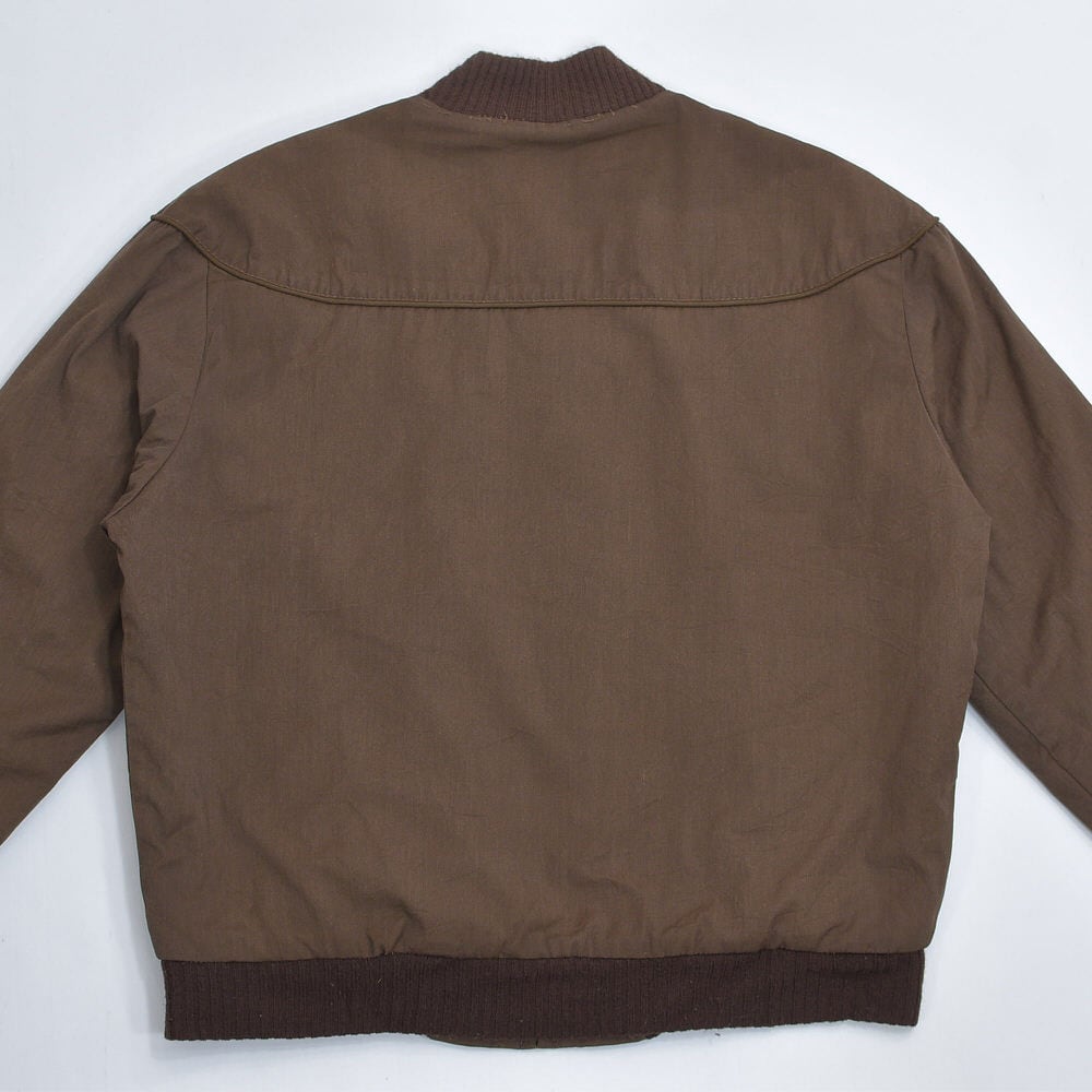 【ヴィンテージ】80s 90s ワークジャケット YKKジップ　USA製 RIVERSIDE リバーサイド ワークブルゾン ジャケット 80s〜90s アメリカ