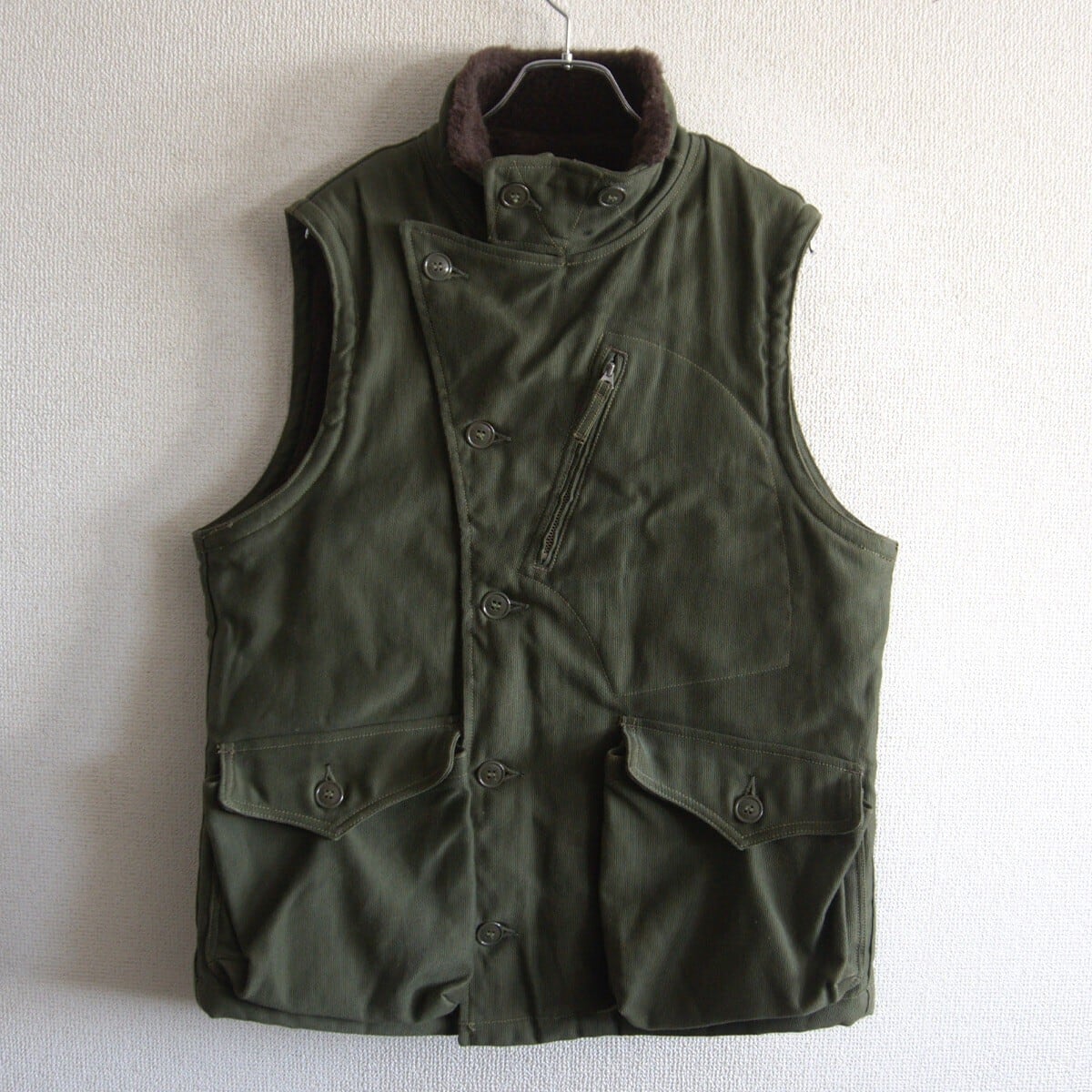 【極美品】FREEWHEELERS Union Special Overalls【WINTER AVIATORS VEST 】38 アヴィエーター ベスト 26030128 極美品】FREEWHEELERS Union Special Overalls【WINTER AVIATORS VEST