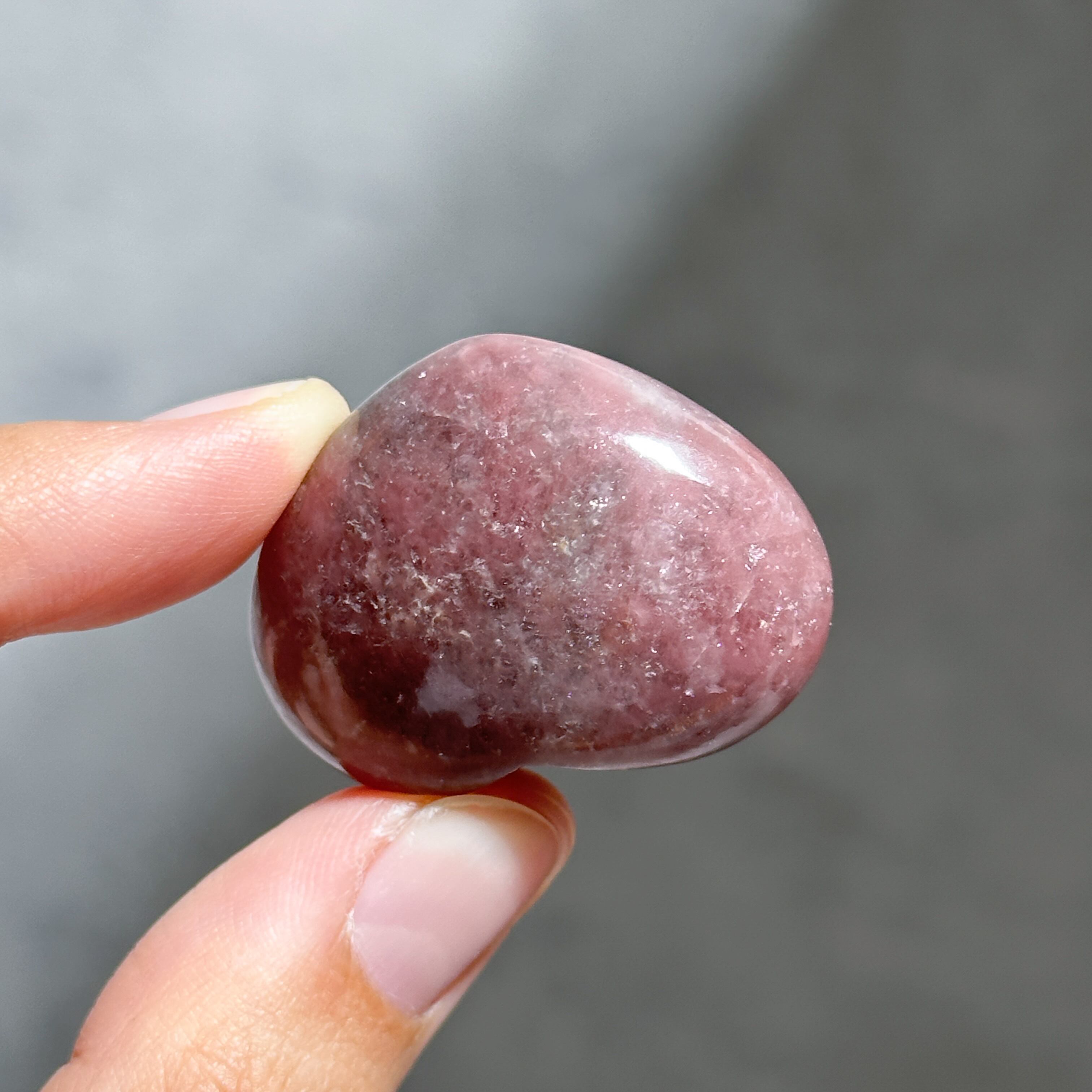 ピンクレピドライト ハート 22 ♡ Pink Lepidolite ♡天然石・鉱物