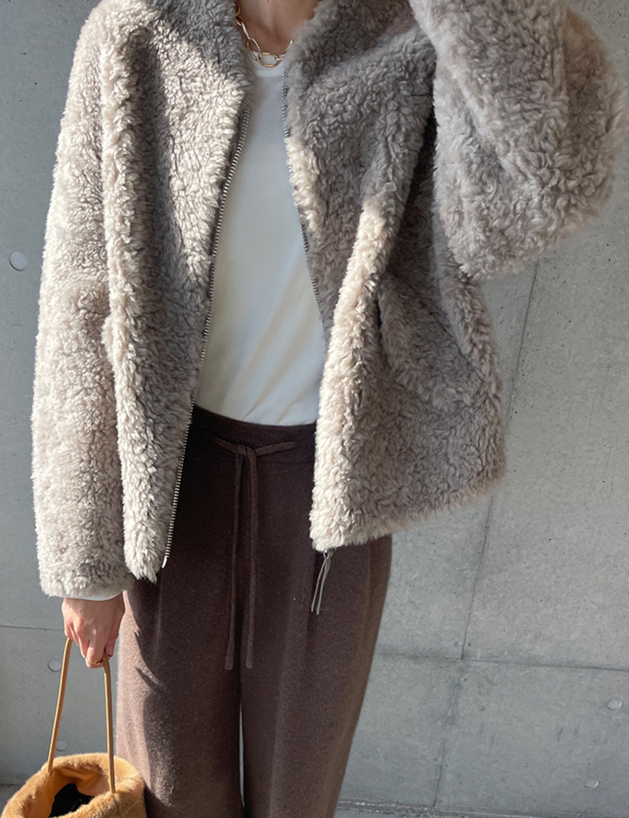 【SALE】Wool 100％ Zipup Jacket_5colors