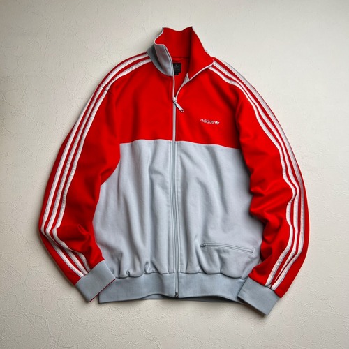 adidas　トレフォイル　スリーストライプス　バイカラー　トラックジャケット　ジャージ　L