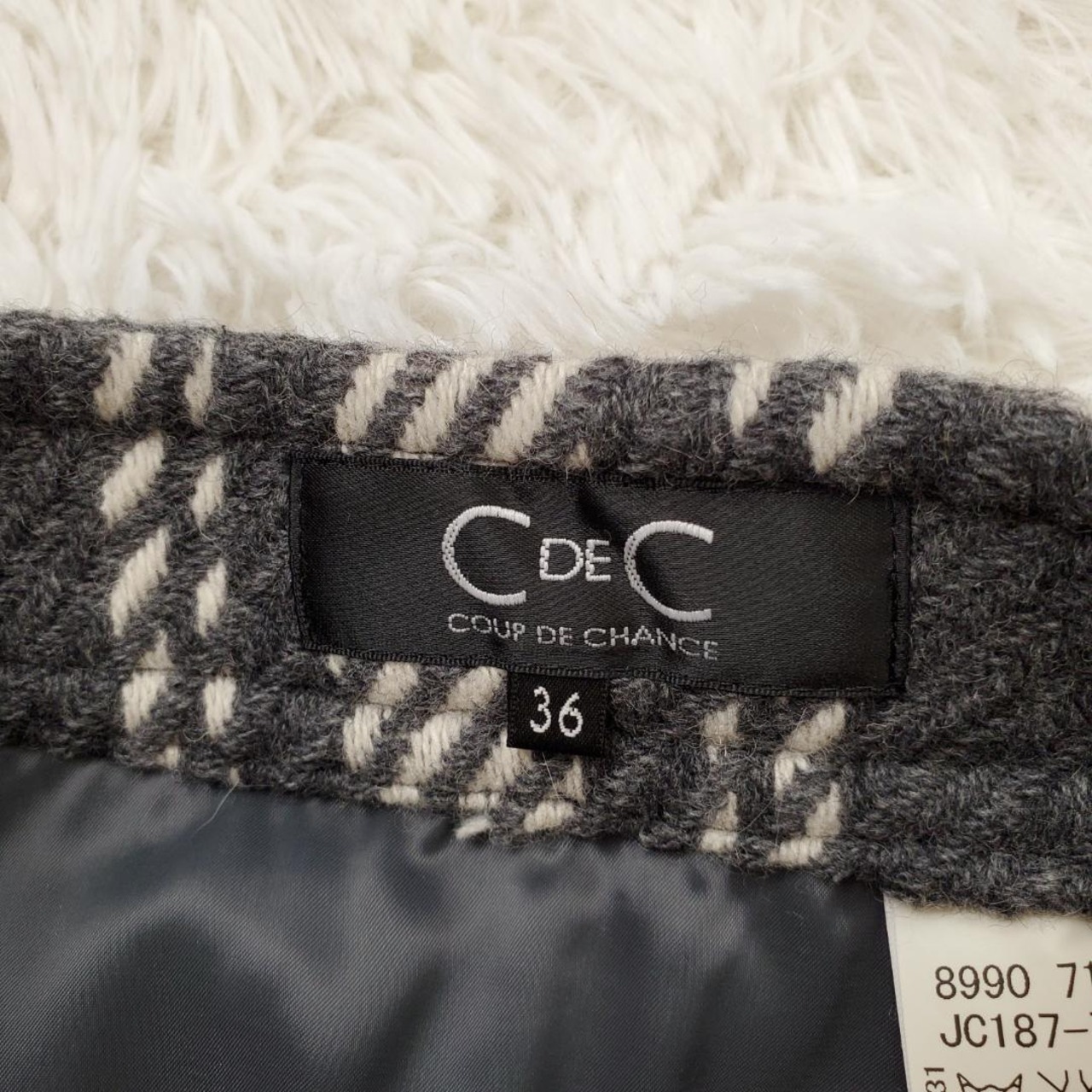 【USED】C　DE　C　クードシャンス　スカート　新品同様