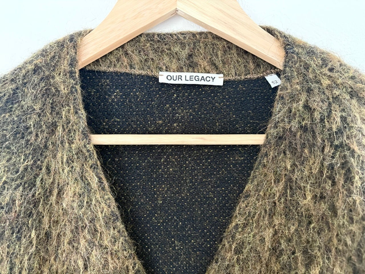 アワーレガシー モヘアカーディガン CARDIGAN OLIVE our legacy olive mohair cardigan 46 - メルカリ