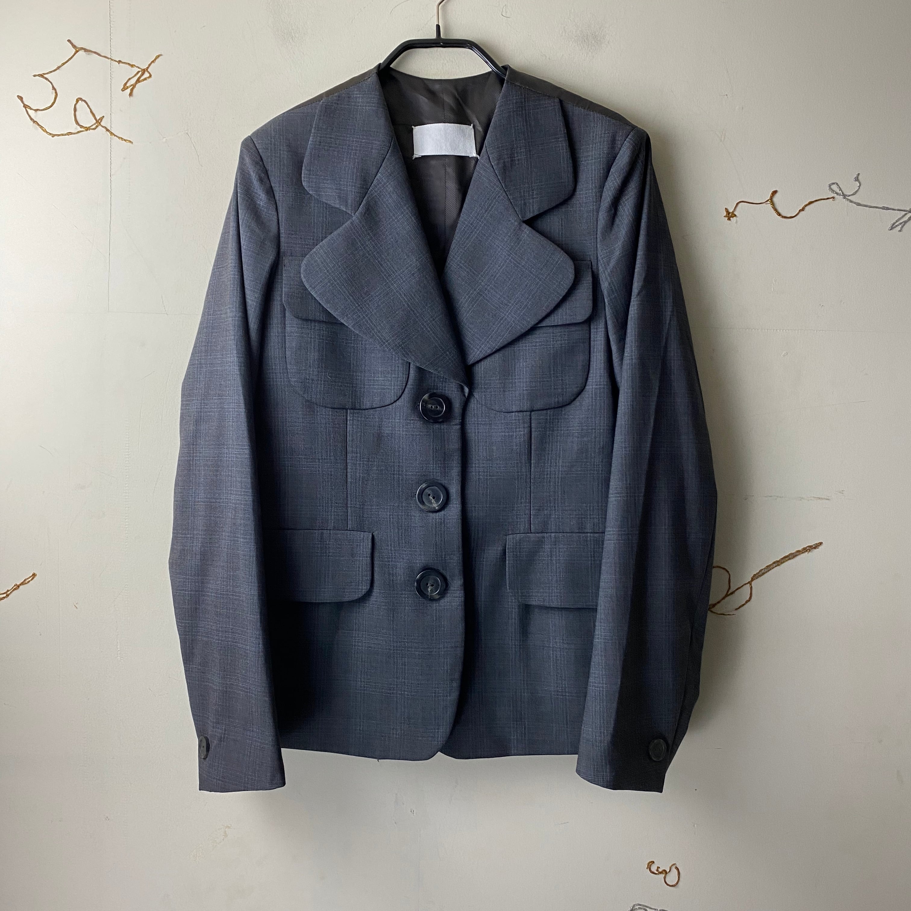 2002SS MAISON MARTIN MARGIELA back gilet design jacket | NOIR ONLINE