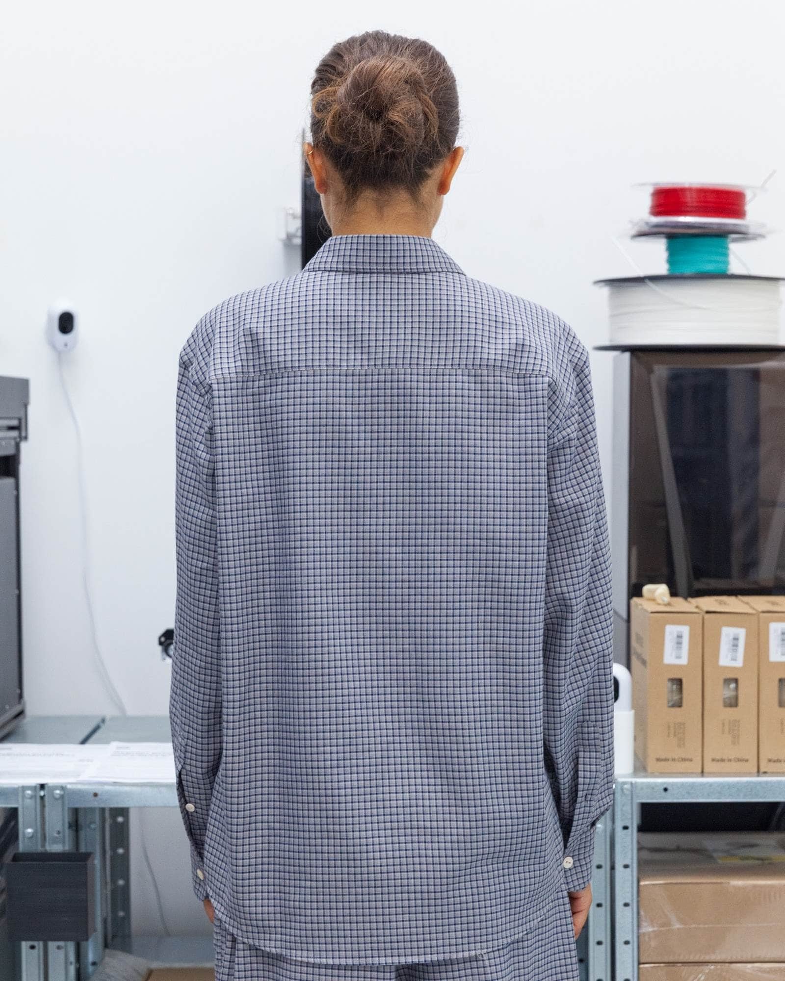 Baserange (ベースレンジ) BENT SHIRT (CONSUL CHECK) | H Nagano