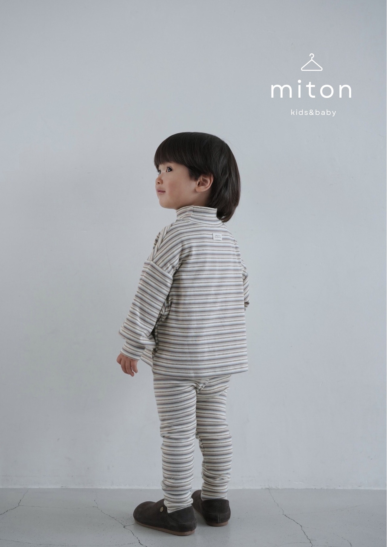 【original】mix border leggings