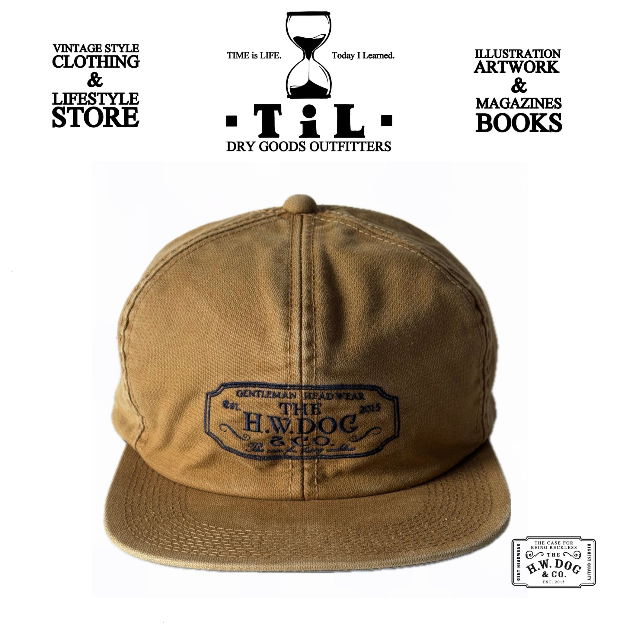 THE H.W.DOG&CO BASEBALL CAP - ブラック D-00001 | TiL (ティル）