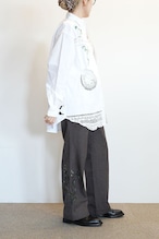 vintage lace big shirts-leaf