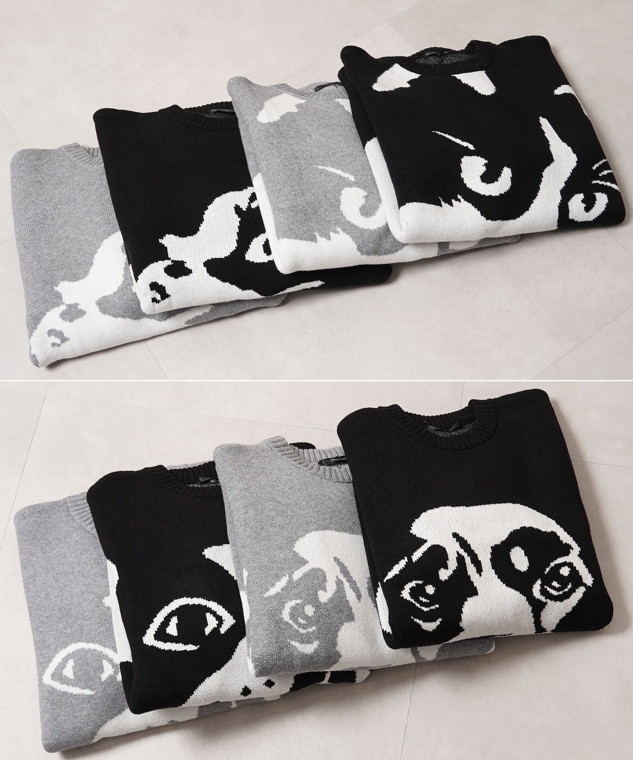 ◆アニマル ジャガード クルーニット◆bl-418427