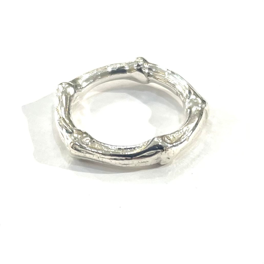 希少サイズ 特集掲載【TIFFANY&CO】【15.5号】2638名作バンブーリング