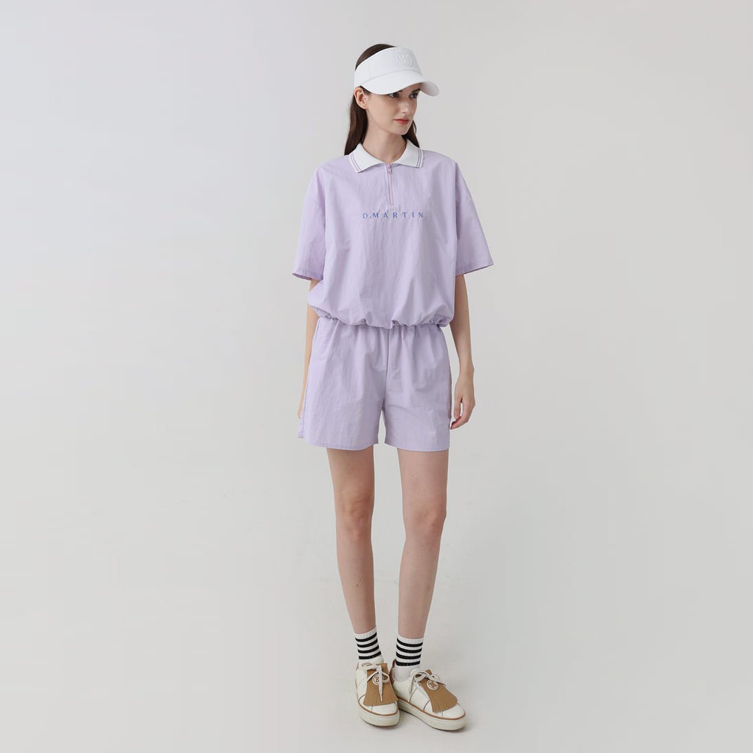 ハーフジップポロシャツ＆ショーツ SET UP | Festa Golf