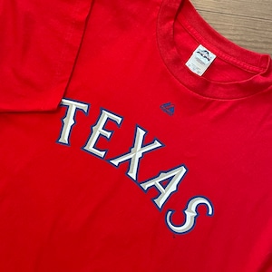 【ALSTYLE APPAREL&ACTIVEWEAR】MLB テキサスレンジャーズ Tシャツ アーチロゴ 2011 ワールドシリーズ XL ビッグサイズ us古着 アメリカ古着