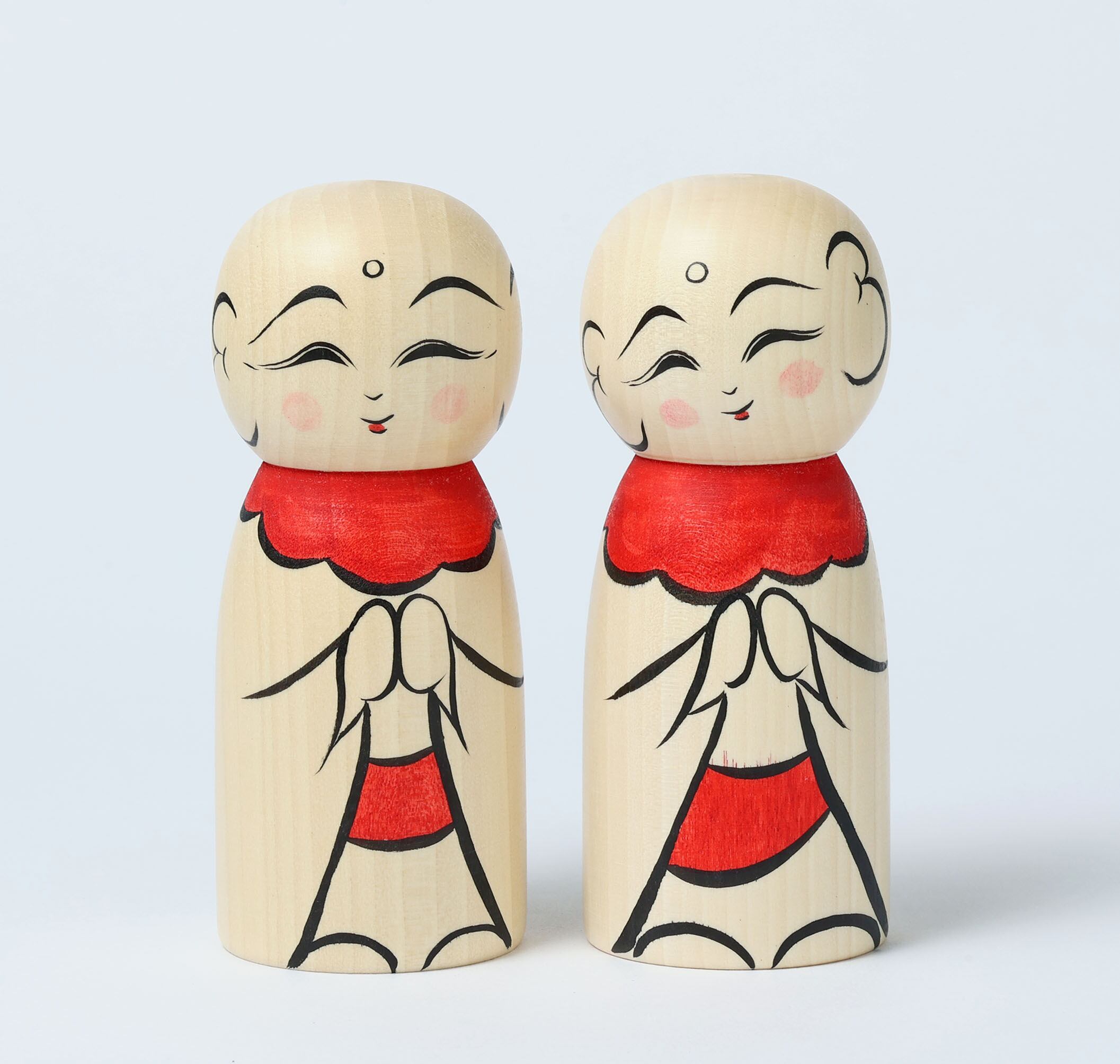地蔵こけし jizo kokeshi doll | 平賀輝幸工人 作並系 Teruyuki HIRAGA