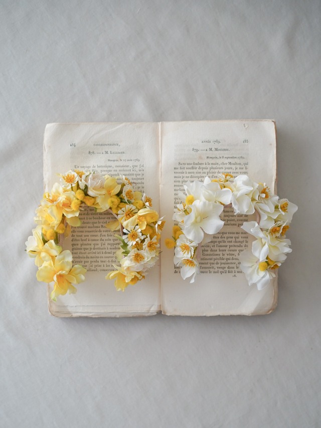 〈 即納 〉Drops Flora Crown - spring event ver. yellow white