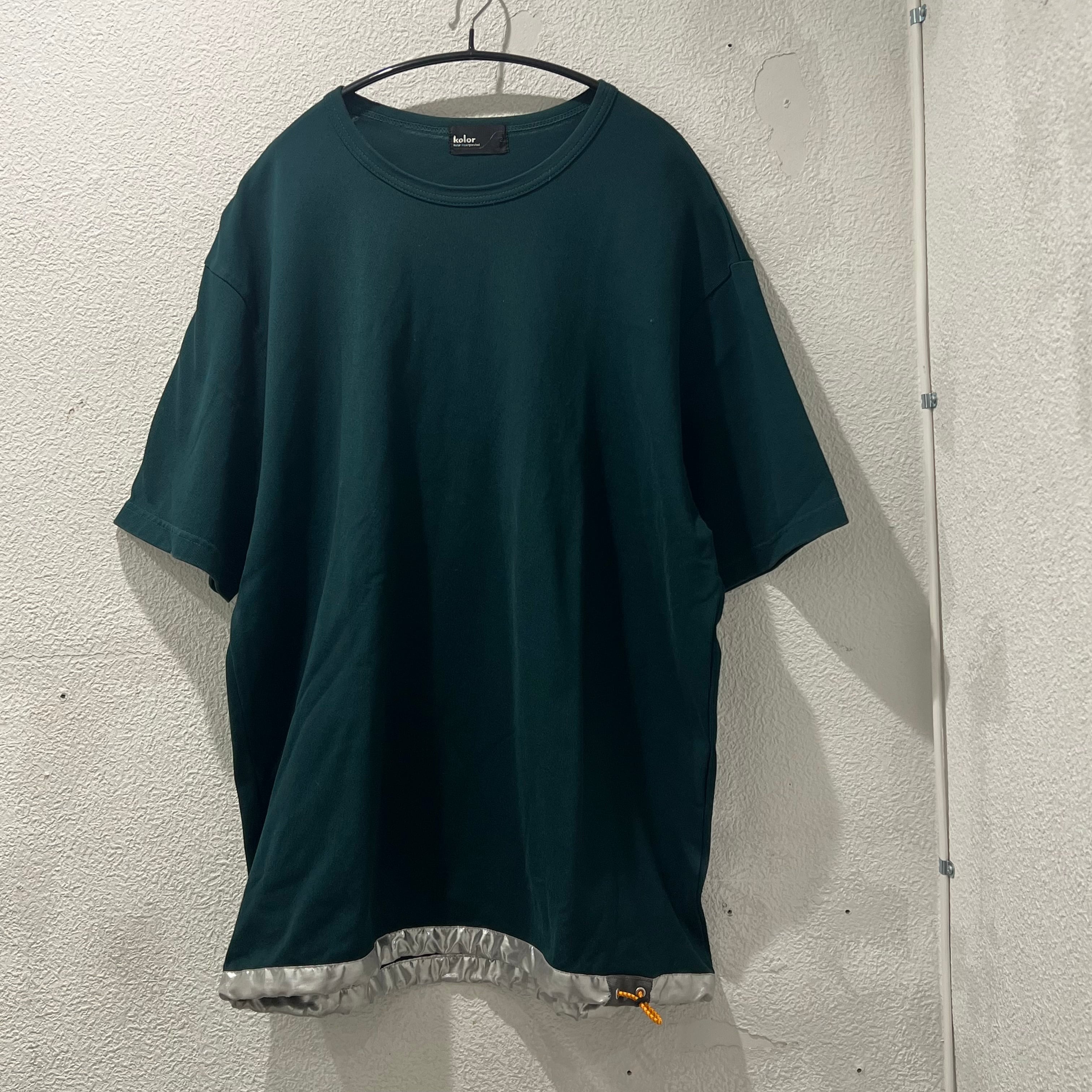 カラー kolor Tシャツ ネイビー Sサイズ