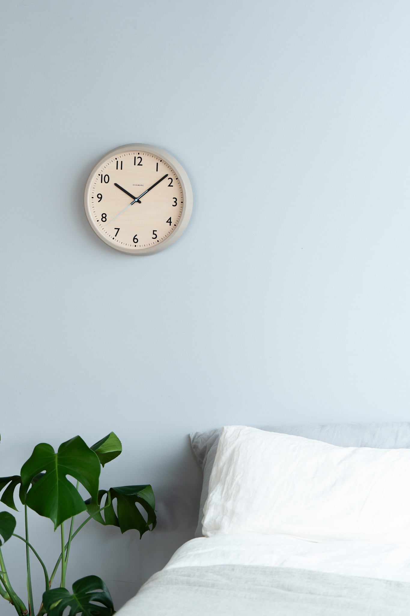 電波時計 DROP CLOCK WARM GRAY -renewal- | シャンブル【CHAMBRE】by