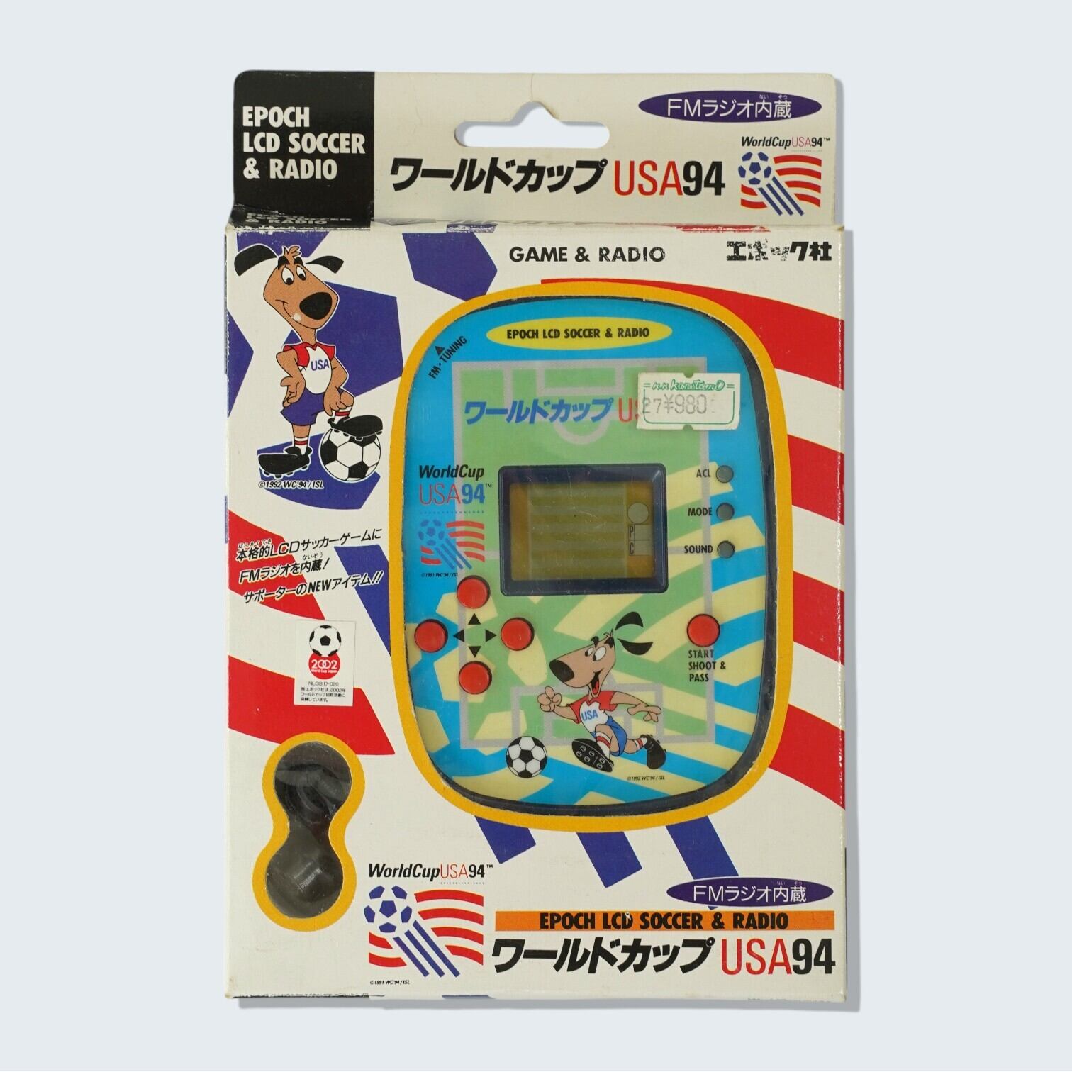 エポックLSDサッカー　ワールドカップUSA94 EPOCH ワールドカップUSA94 LCDサッカー＆ラジオ 箱説付 | GOOD TRASH