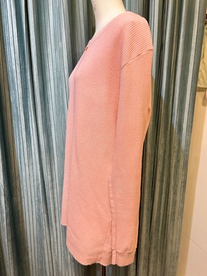 garment dye thermal pink& pink rose