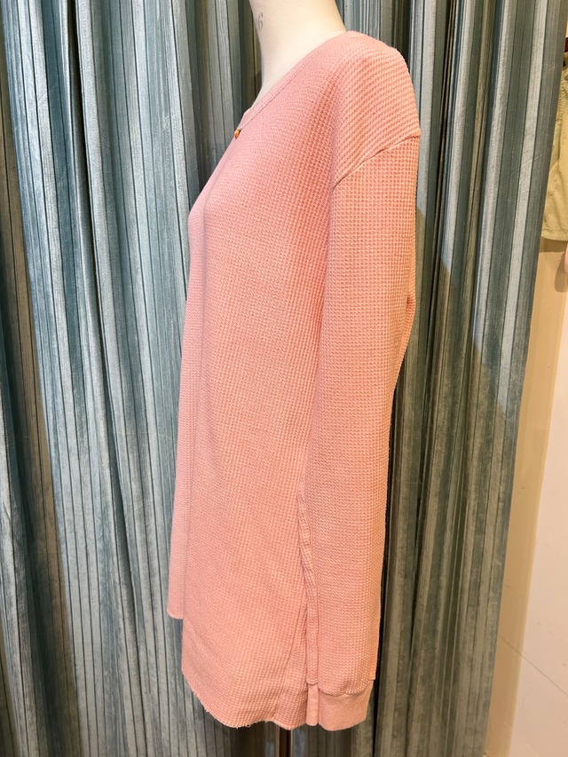 garment dye thermal pink& pink rose