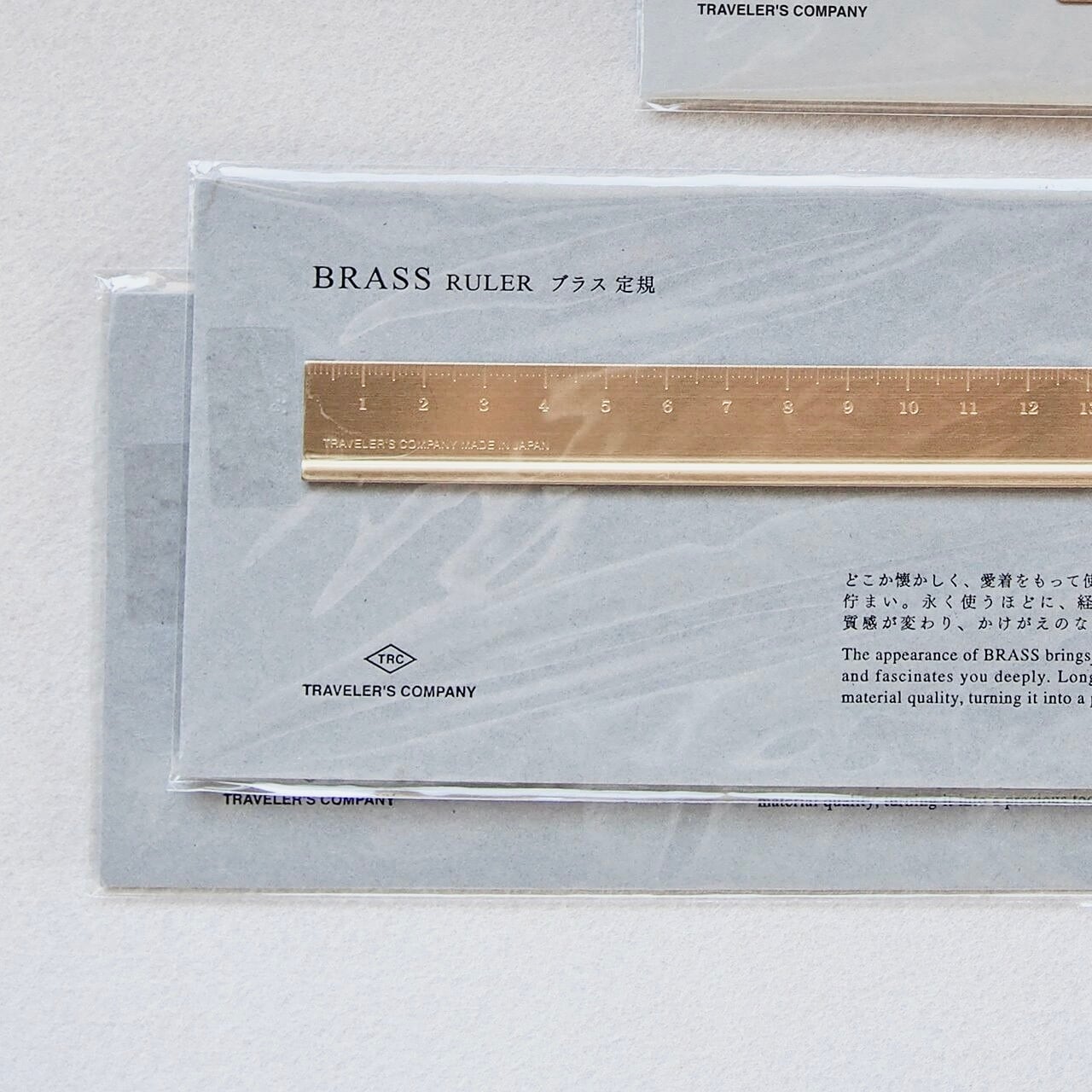【 完売 】真鍮無垢 16cmスケール / BRASS PRODUCTS【日本製】ゴールド