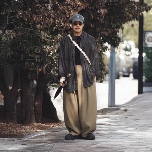 Damage processed long sleeve shirt 0420