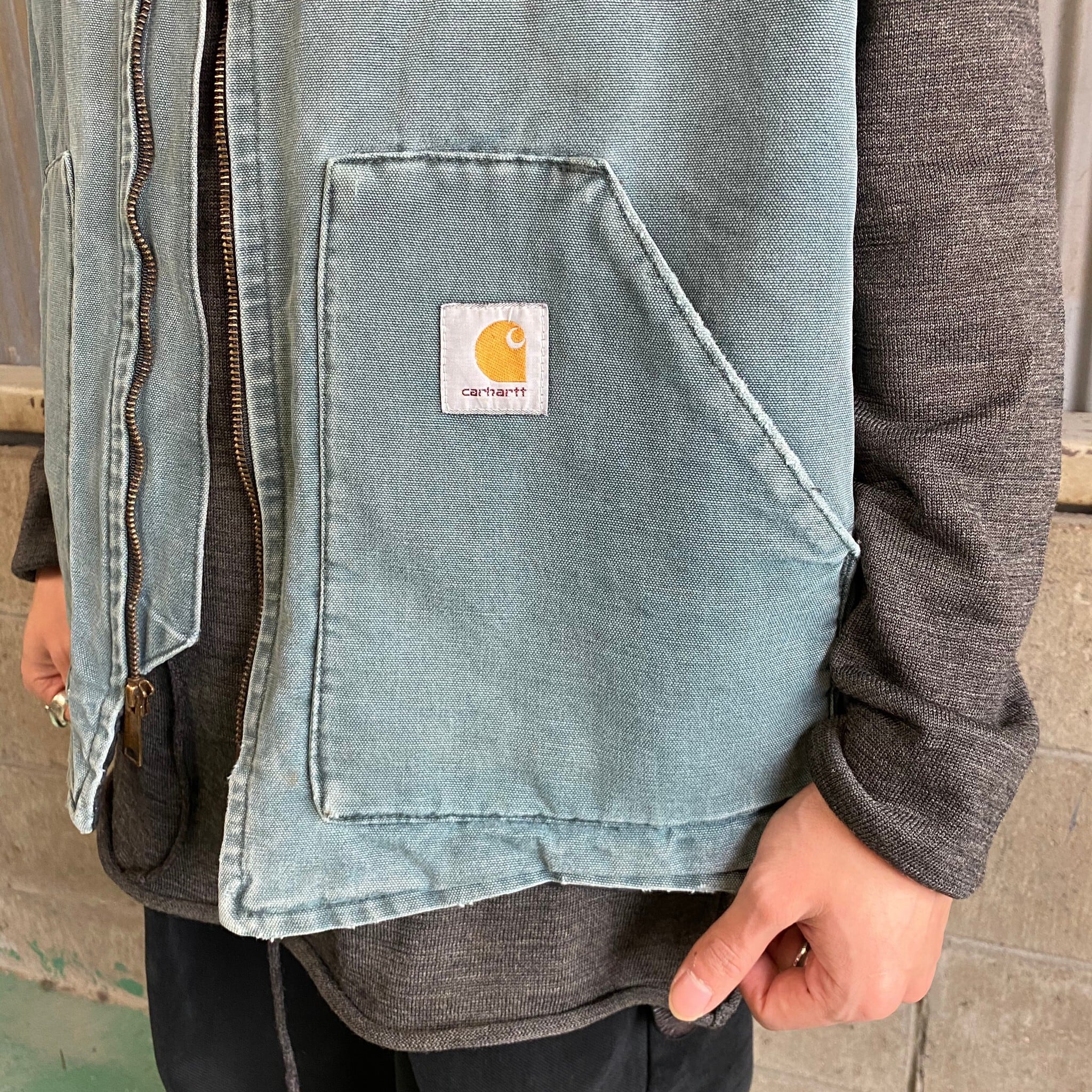 Carhartt ワークベスト　ダック　フルジップ キルティング ライナー 楽天市場】Carhartt カーハート ベスト リラックスフィット ダック