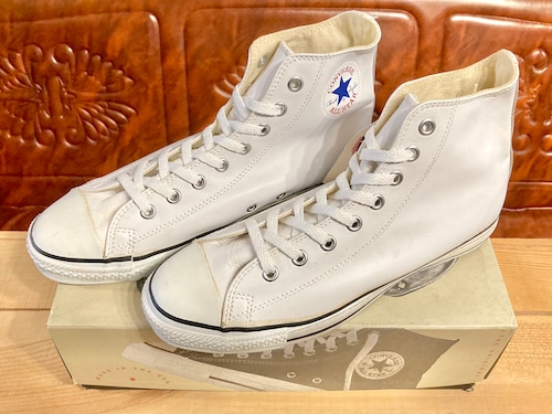 converse（コンバース） ALL STAR LEATHER（オールスター レザー）Hi 白 8.5 27cm 90s USA 2311