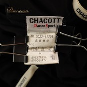 社交ダンス 衣装 Chacott Dance Sport チャコット ダンススポーツ ボトムス パンツ ズボン レッスンウェア ブラック系 日本製 黒 無地 スカート付き ビジュー フリル 華やか かわいい おしゃれ 上品 大人っぽい ダンス ダンス衣装 練習 レッスン 練習着 社交ダンス衣装