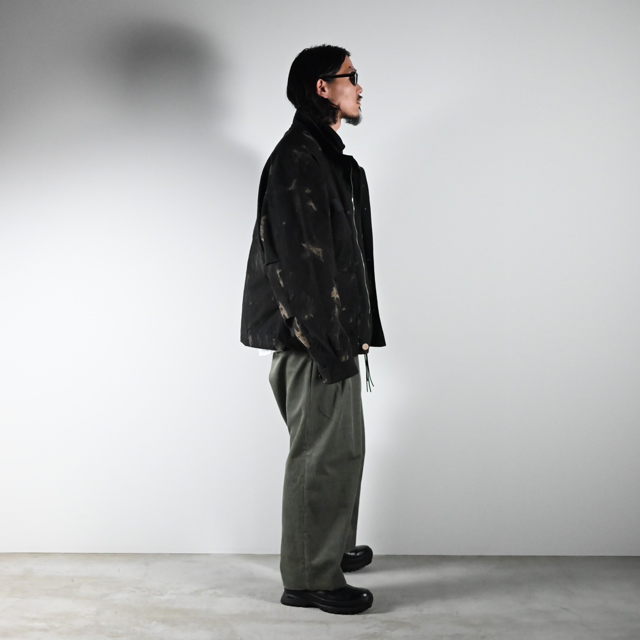 Leh / Photographer Jacketにbarbell object / leather jktコーディネート