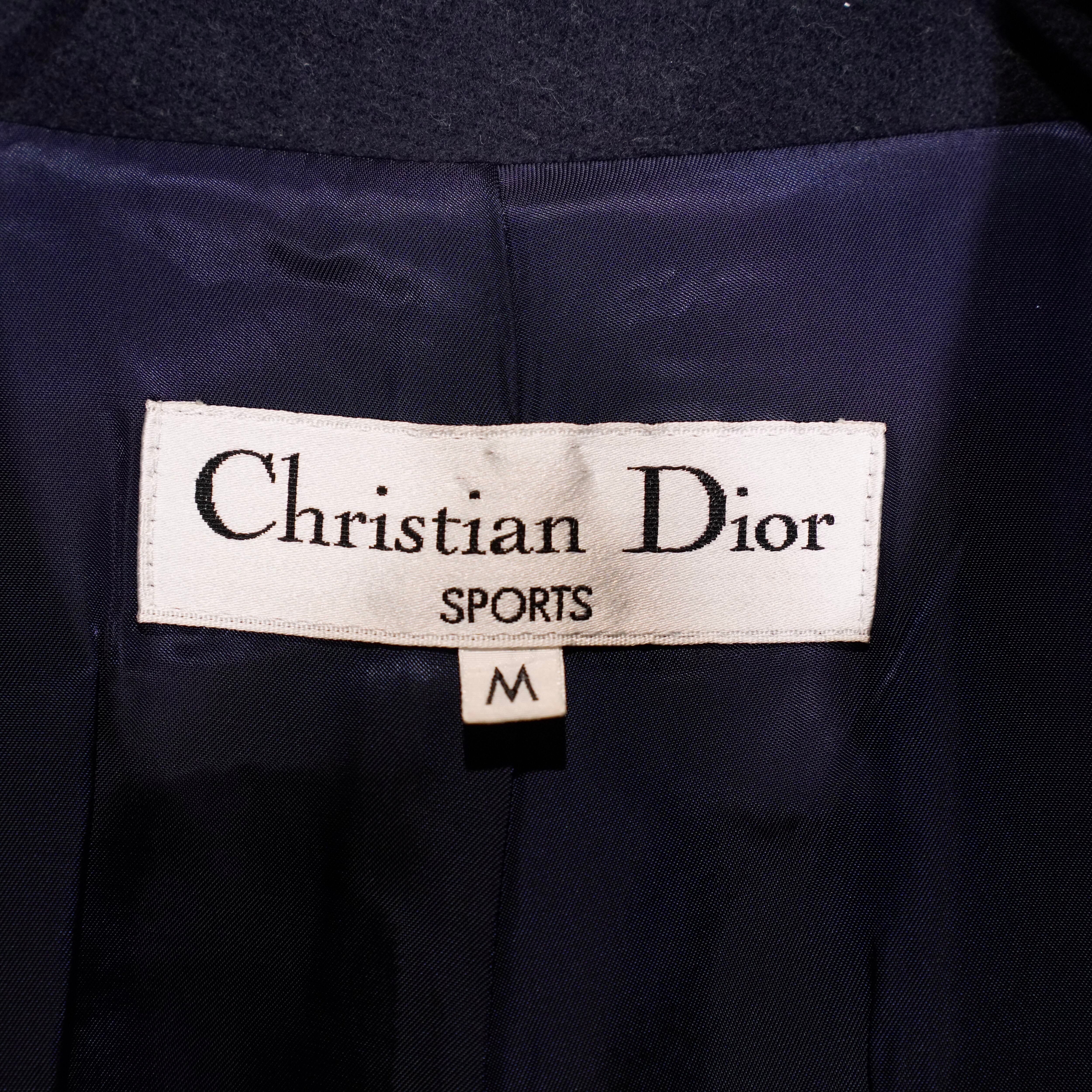Christian Dior HOODIE DESIGN WOOL DUFFLE COAT/クリスチャン